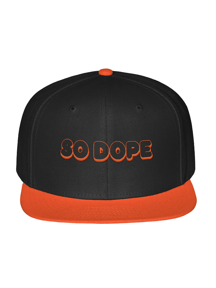 SO DOPE (Black & Orange) SNAPBACK product image (1)