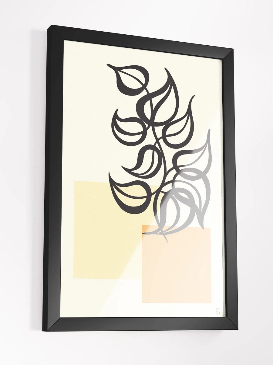 Vibrant Ayous Wood Framed Poster - Abstract Image No. 2 product image (13)