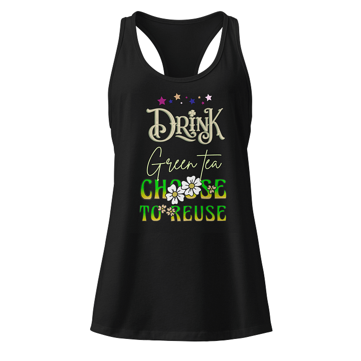 Green Tea Reusable Racerback Tank product image (1)