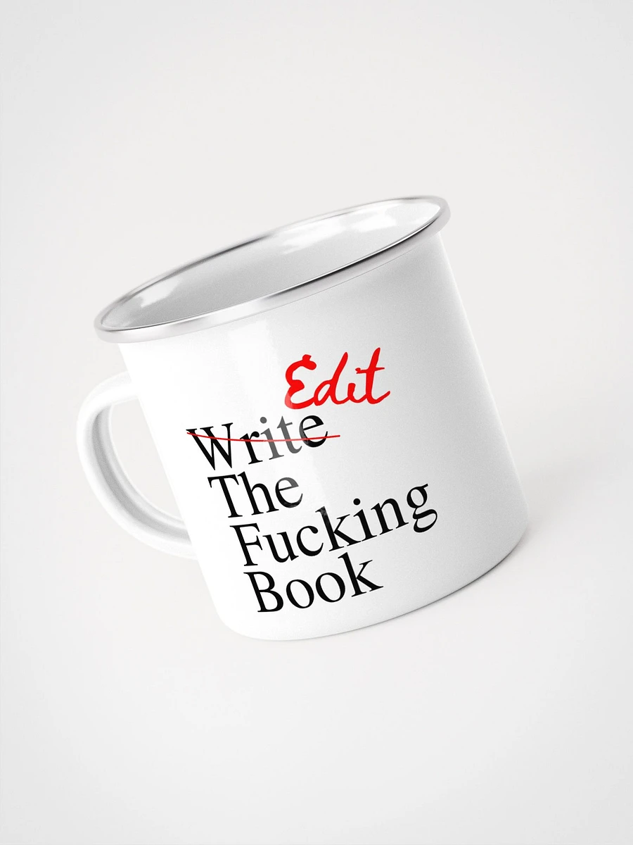 Edit the Fucking Book Enamel Mug product image (3)