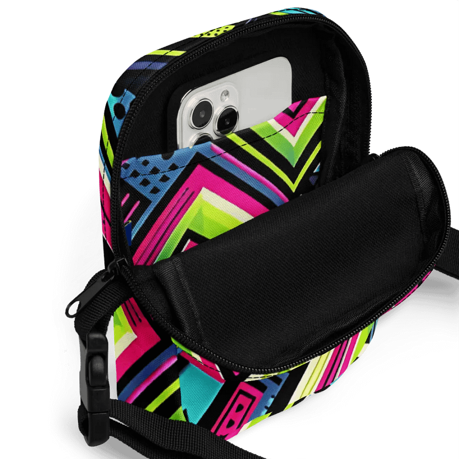 Neon Pop Art Utility Crossbody Bag product image (4)
