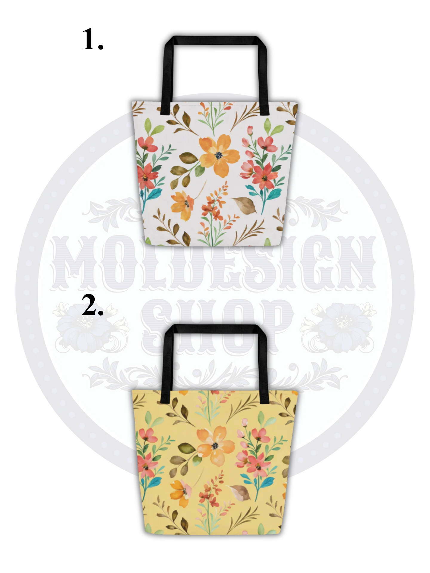 LARGE TOTE BAG WITH POCKET & ALL-OVER PRINT product image (6)