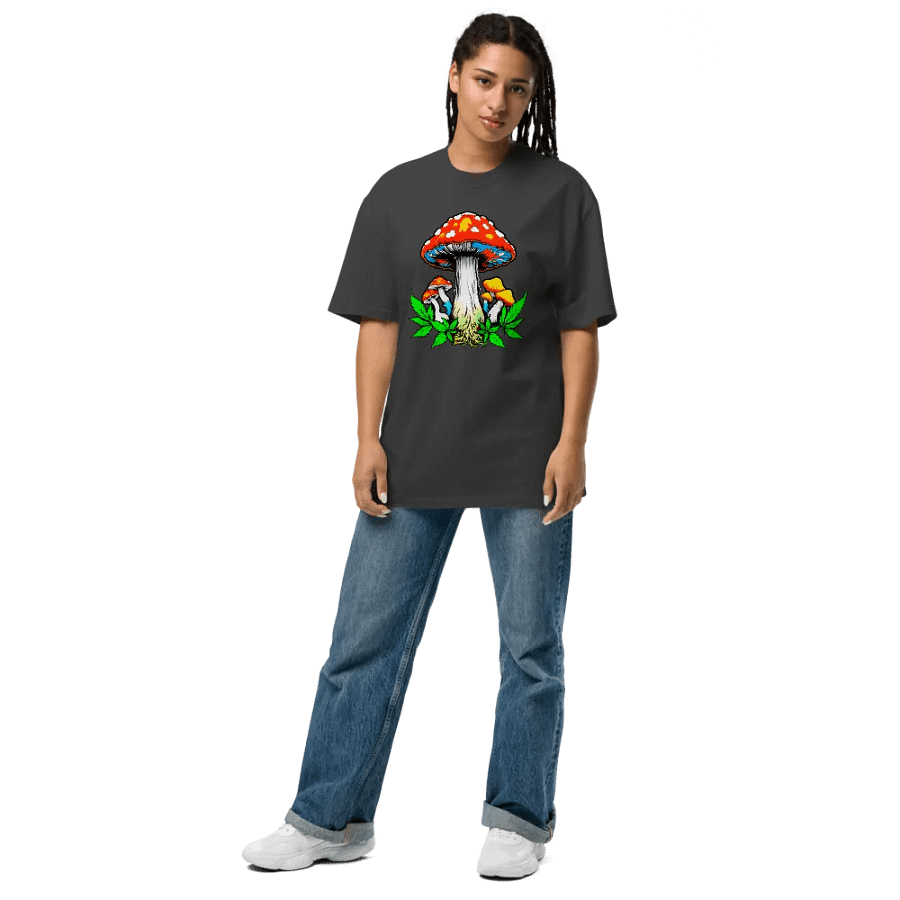 [Groovy Shrooms 2] Oversized T-Shirt product image (7)