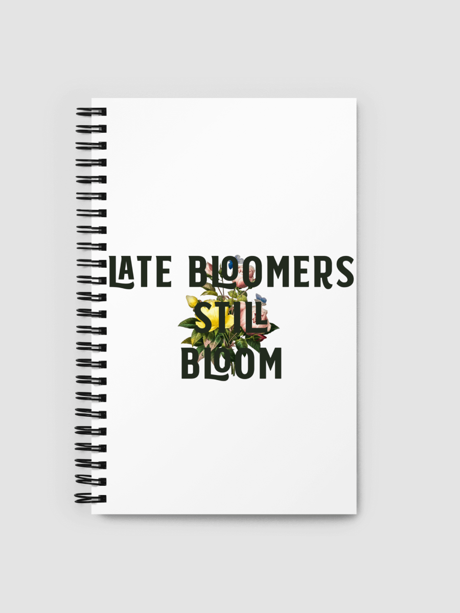[theGardensStore] Spiral Notebook Latebloomer product image (1)