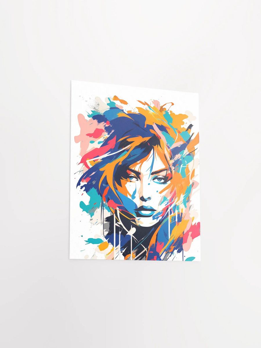 Abstract Woman v10 - Vintage Style Poster - Girly - Small and Standard Sizes - 8x10-11x14-12x16-16x20 Inches product image (3)