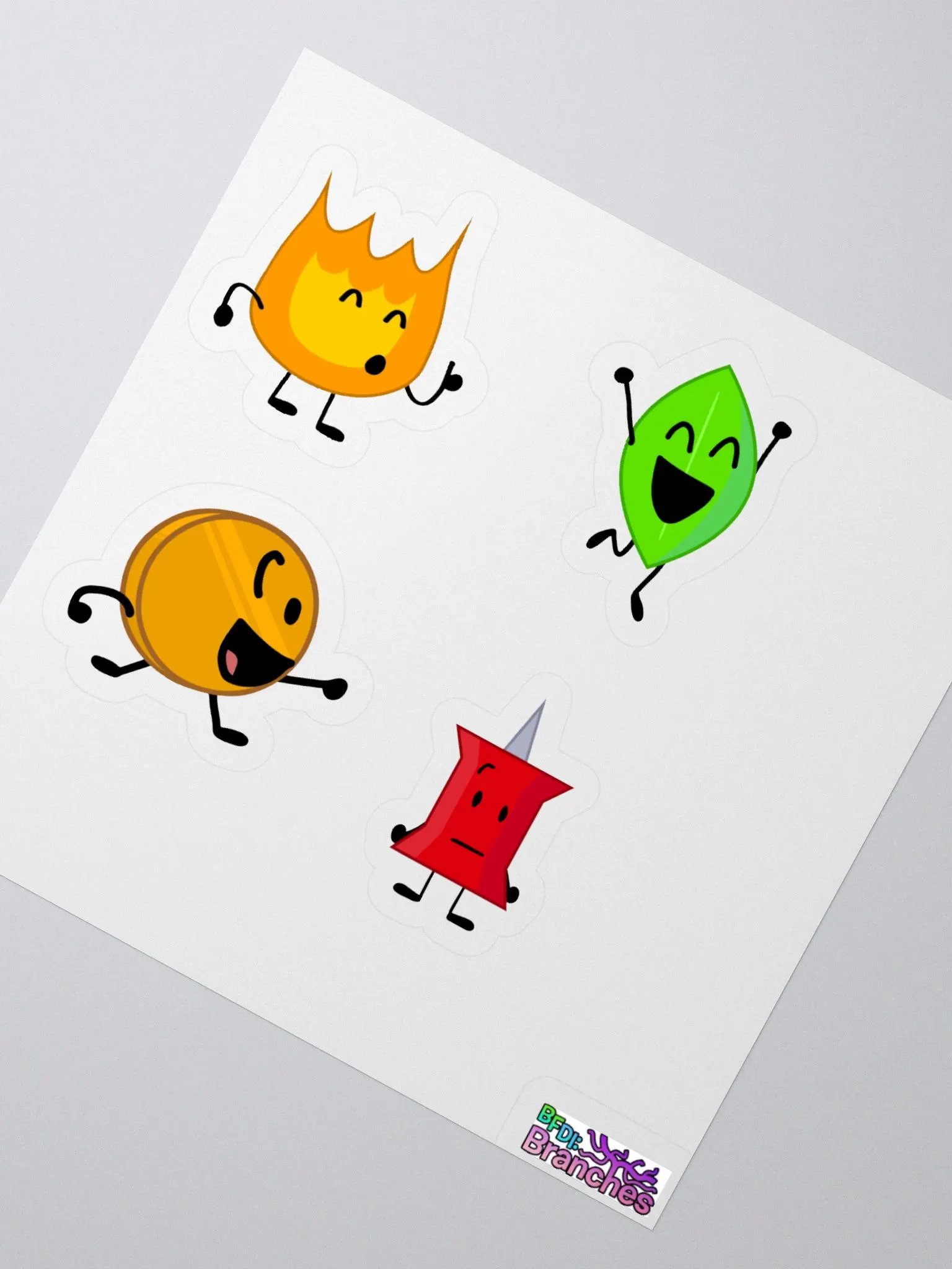 BFDI BRANCHES STICKERS product image (2)