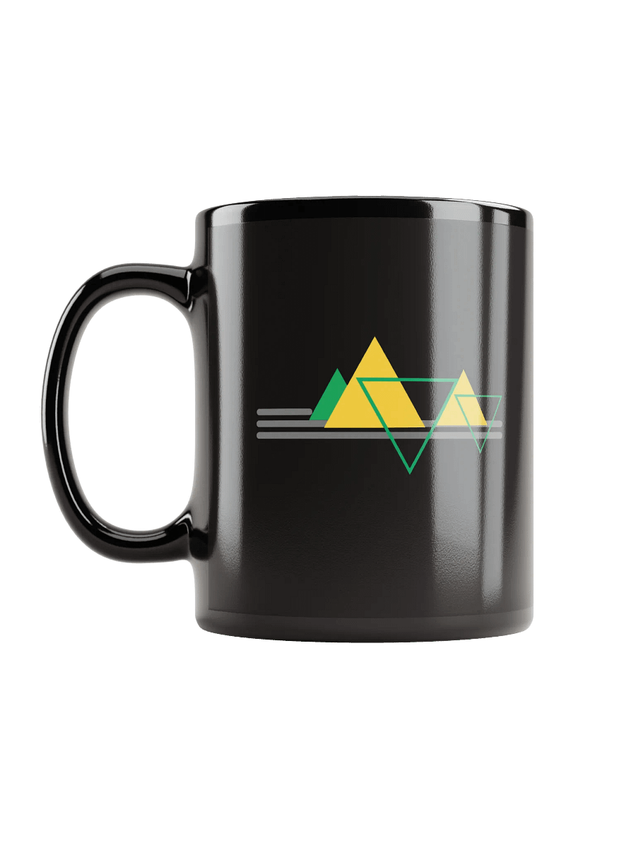 Line & Vertex Vibrant Design Mug Black product image (11)