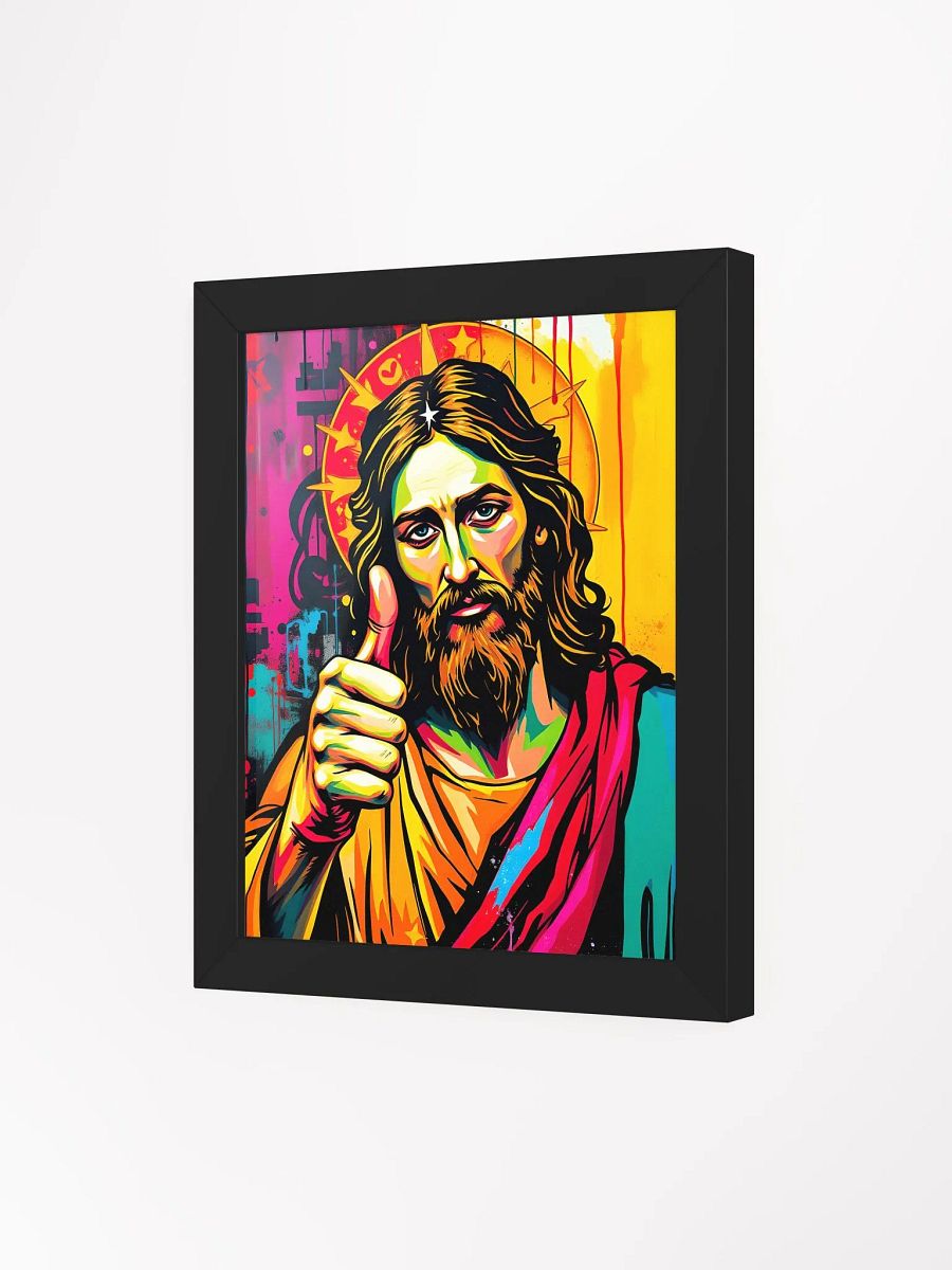 J DOg says Smoke the green, crack is whack, framed print, pop art product image (13)