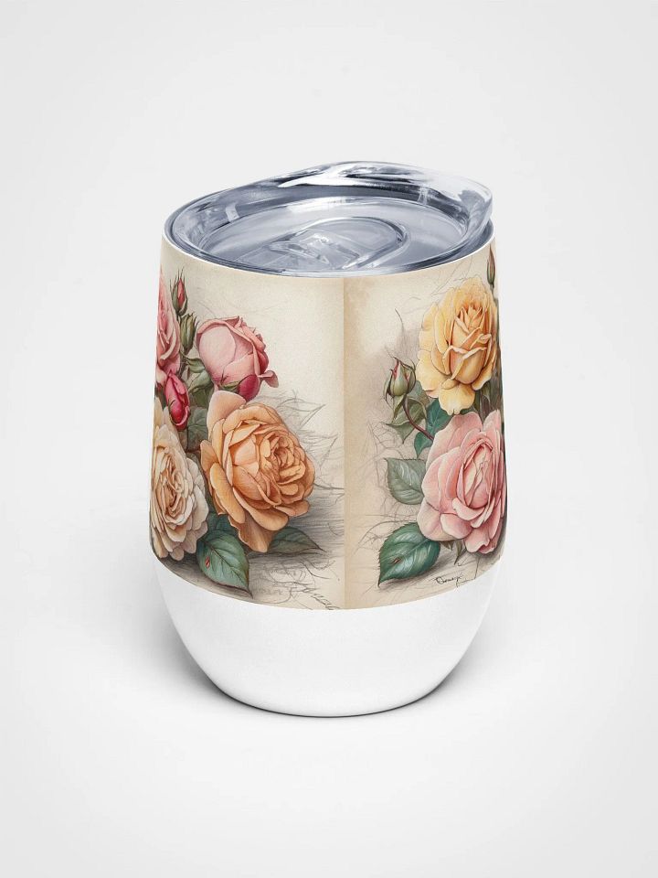 Flower Wine Tumbler product image (1)