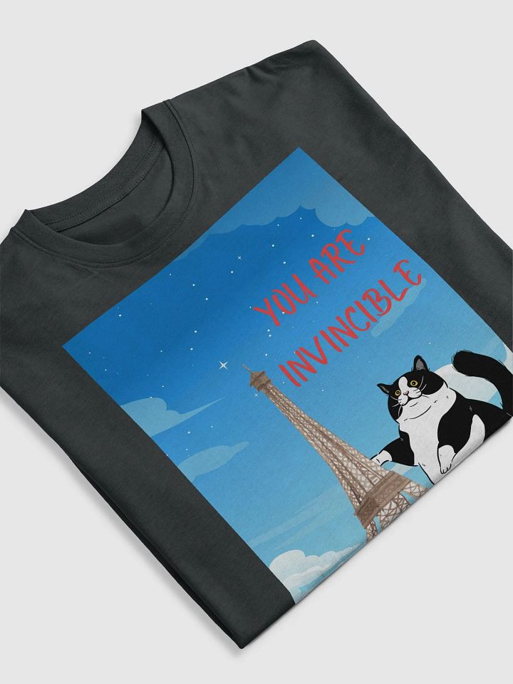 Invincible Feline Eiffel (Premium Heavyweight Tee) product image (2)