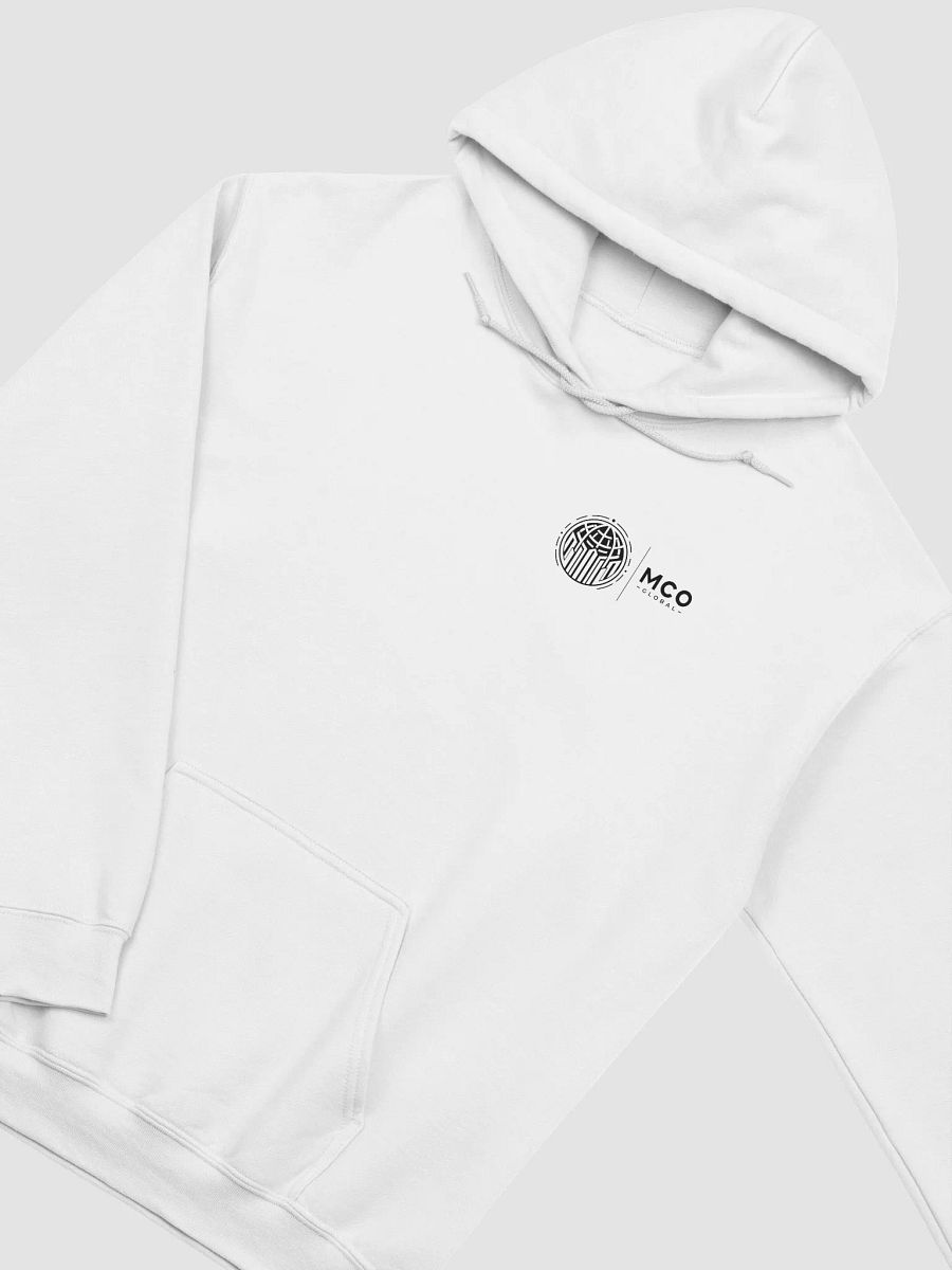 MCO Global Logo Hoodie – White Edition product image (3)