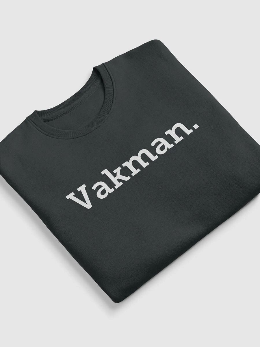 Vakman - Eco Sweatshirt (white text) product image (10)