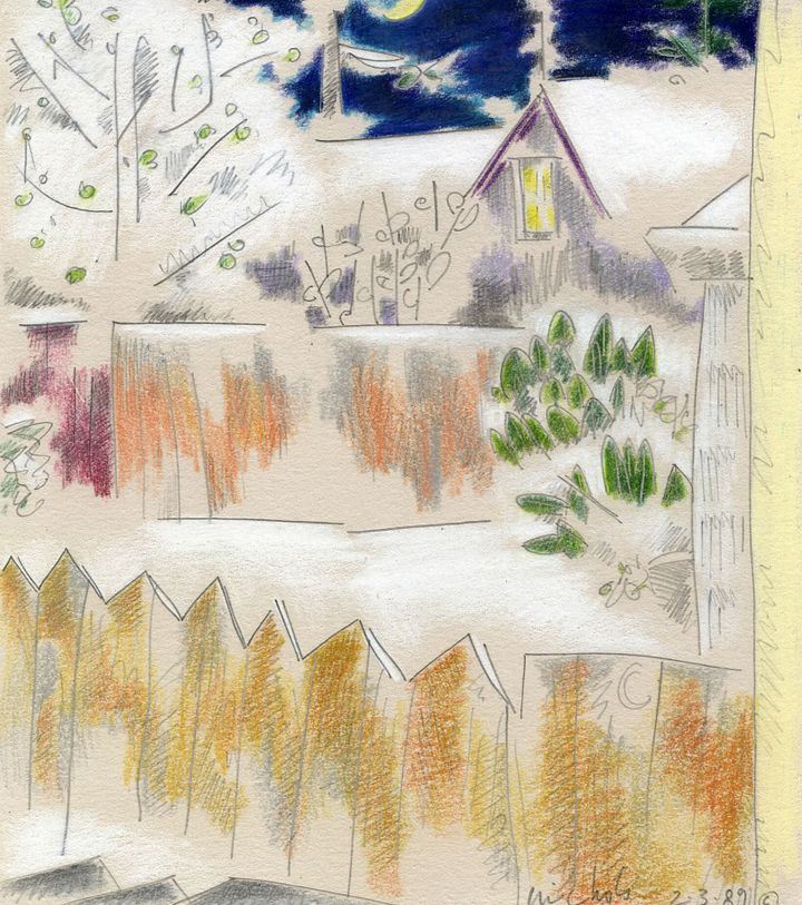 Snow on Fences 02.03.89 print product image (1)