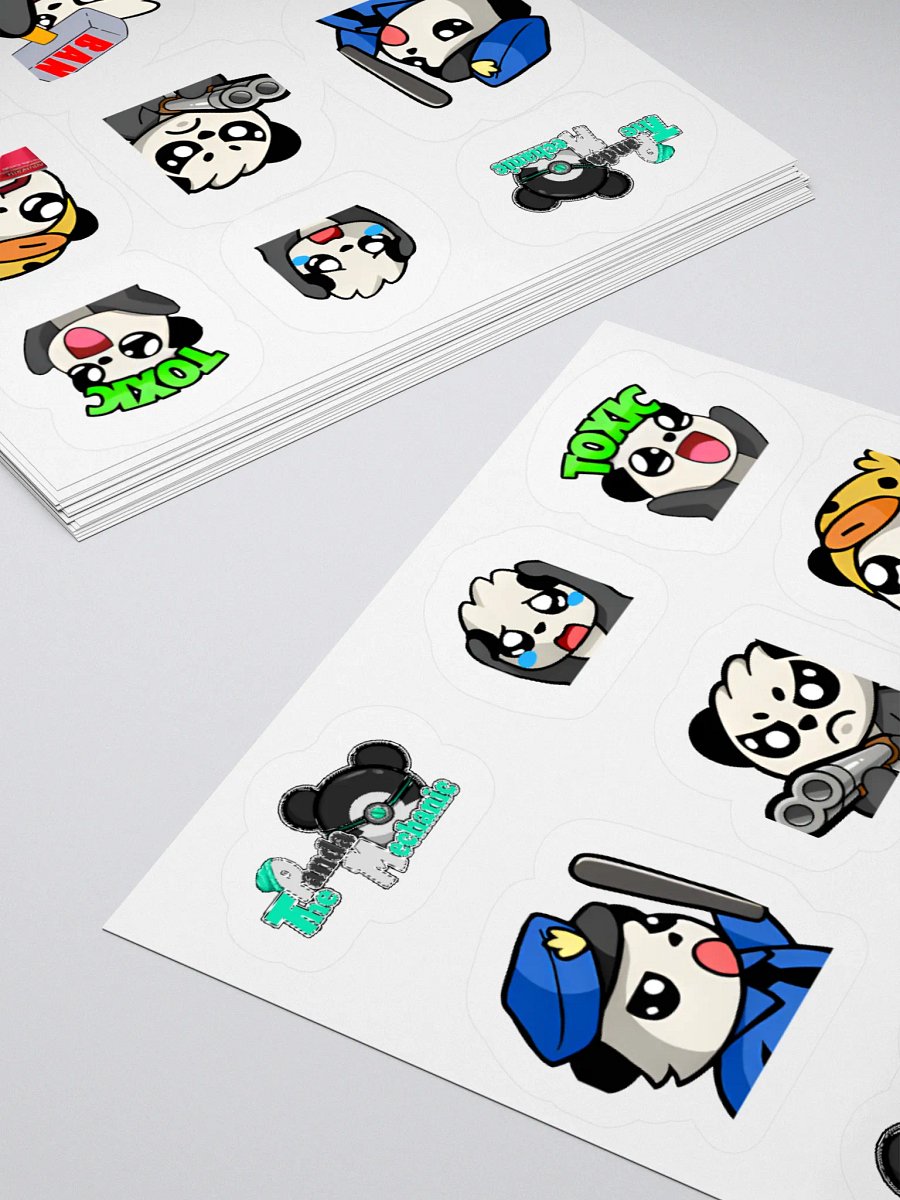 Panda Mechanic sticker sheet product image (10)