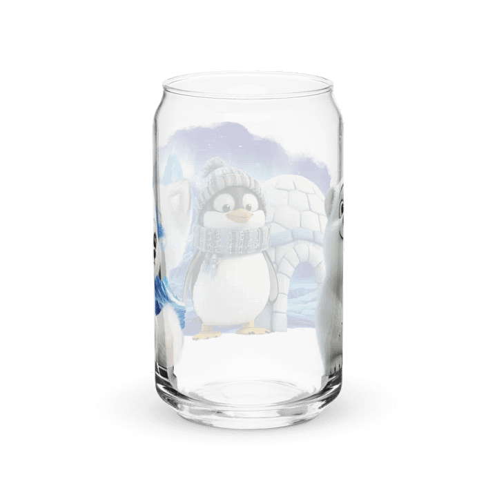 Arctic Friends Glass Can Sipper product image (2)