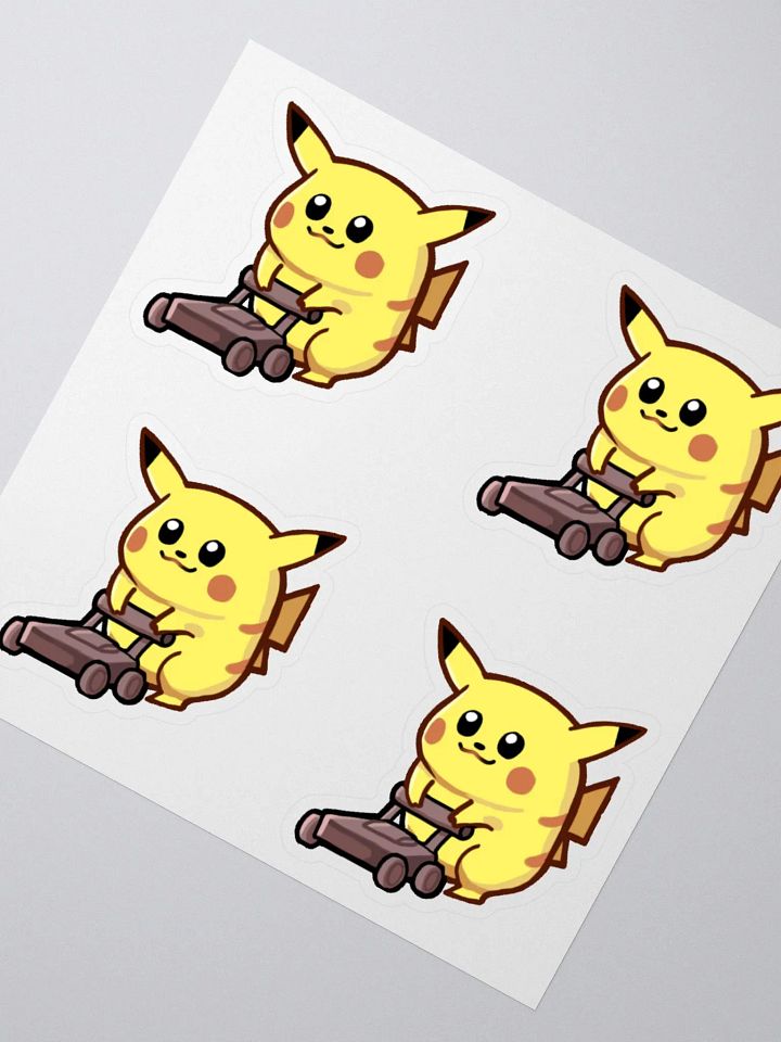 Mower Sticker 4 Sheet product image (2)