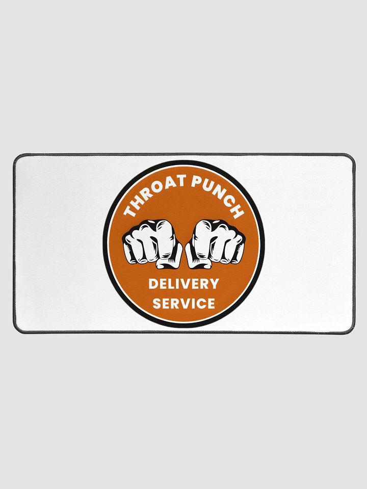 Throat Punch Delivery Service Desk Mat product image (1)