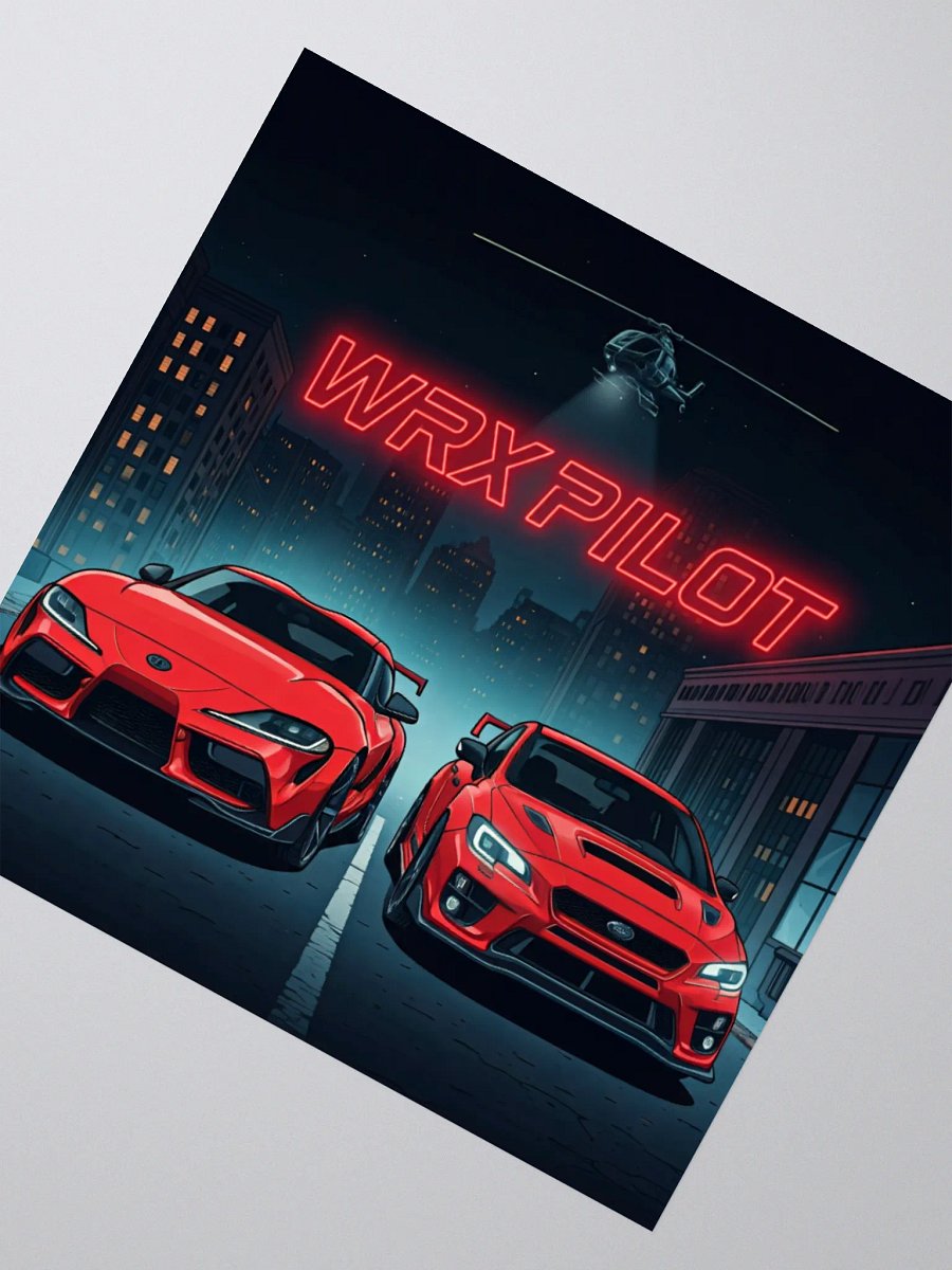 WRX.PILOT x Supra Sticker 3x3 product image (3)