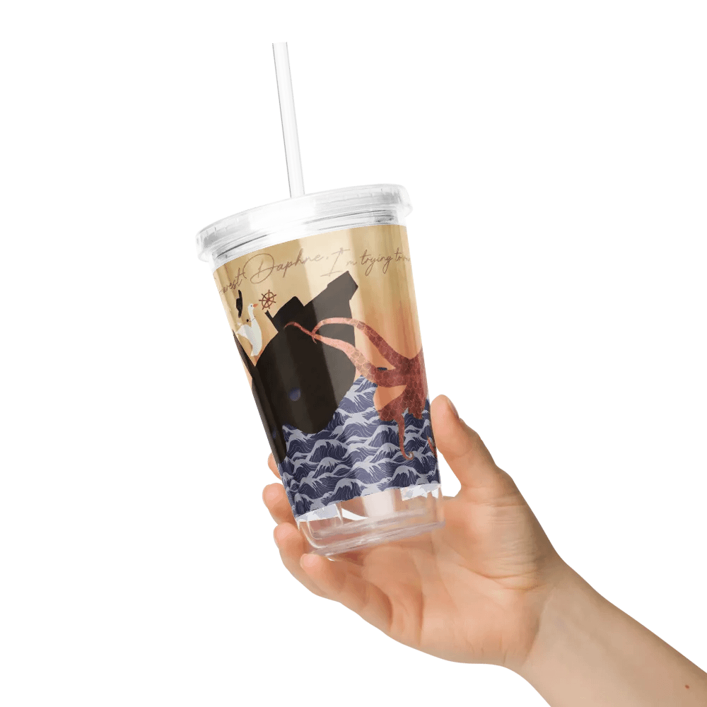 Running A Tight Shipwreck Clear Tumbler product image (6)