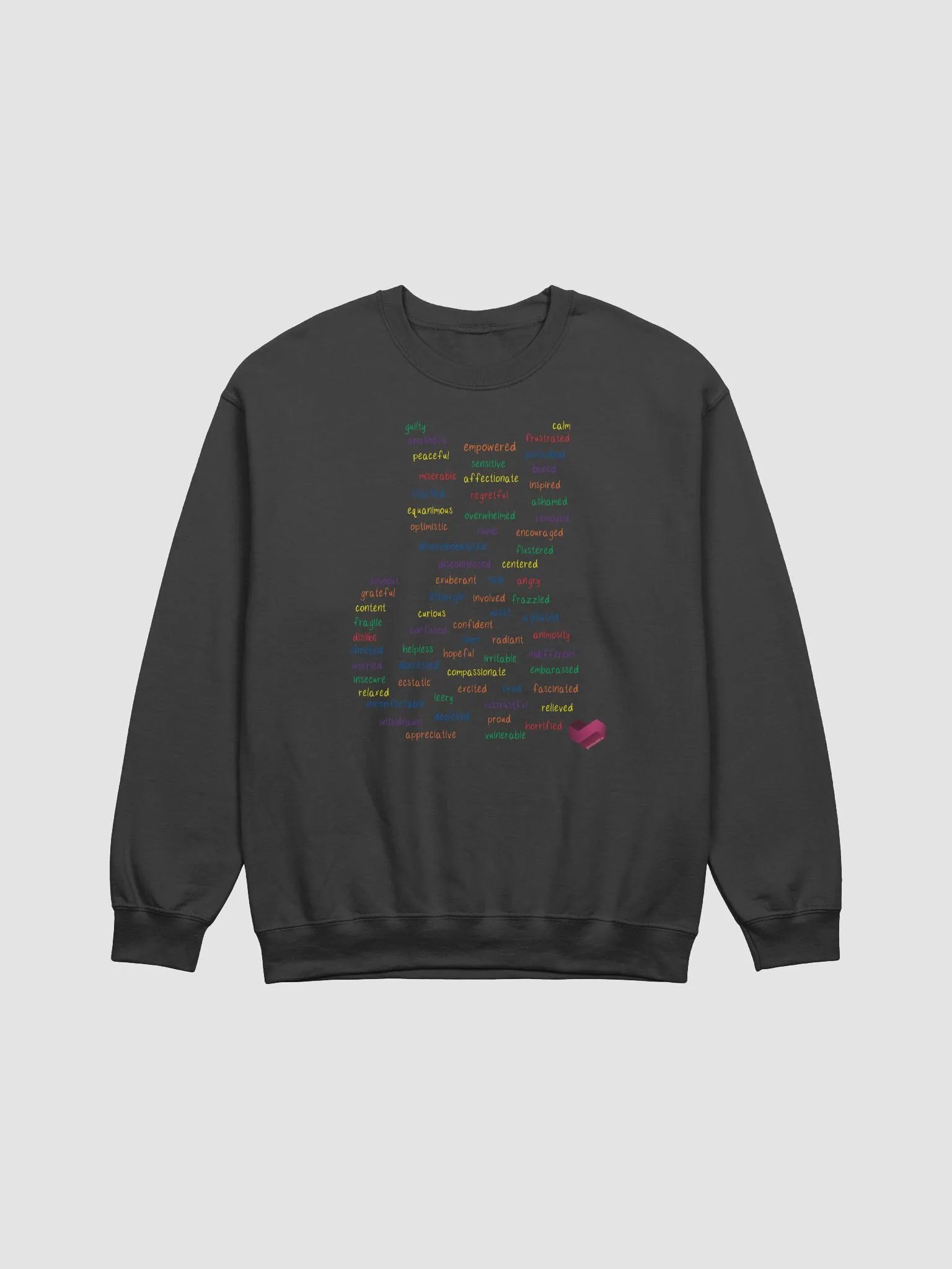 Feeling Words Cat Sweatshirt (G) product image (1)