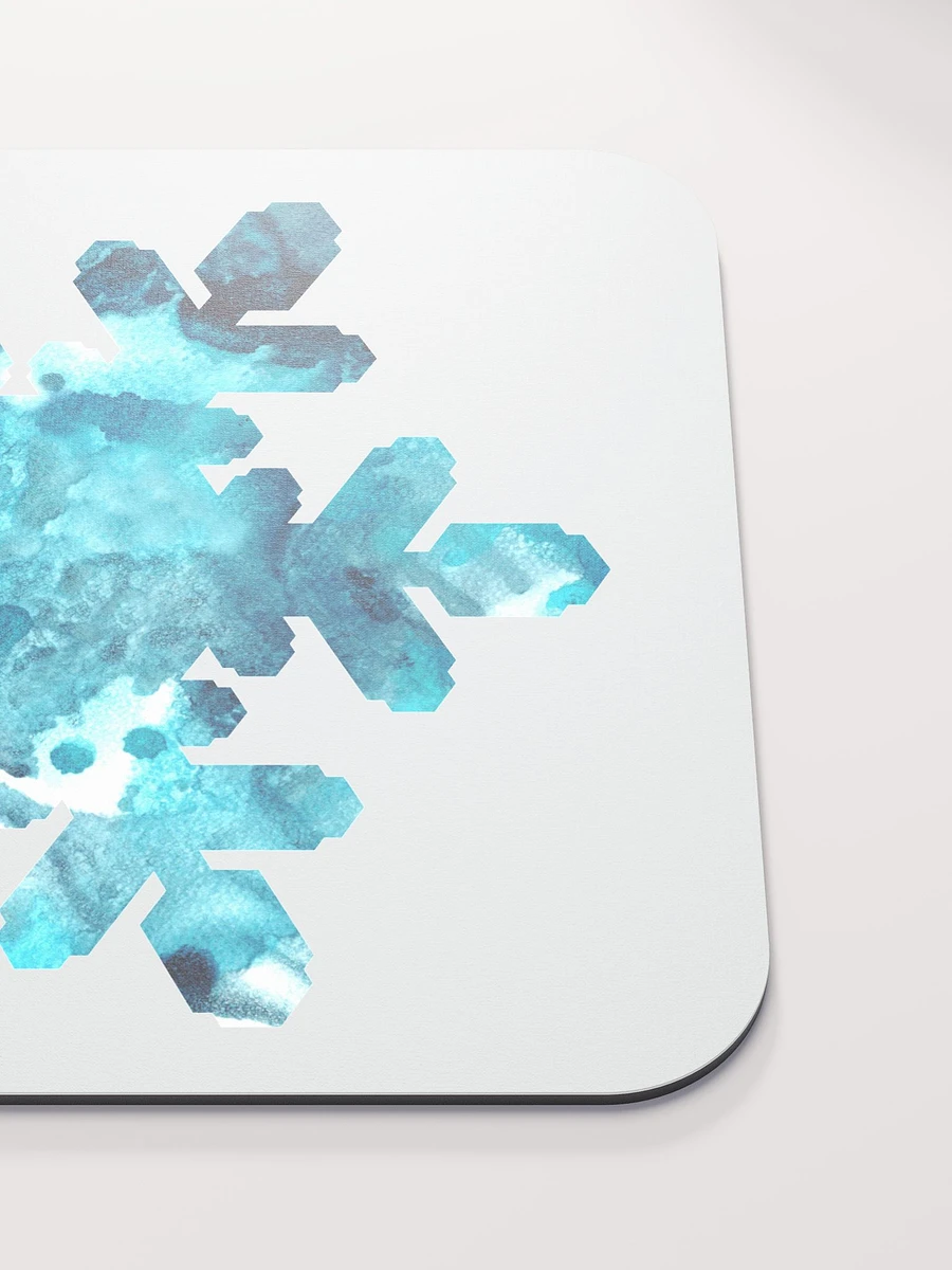 Blue Snowflake Mousepad product image (5)
