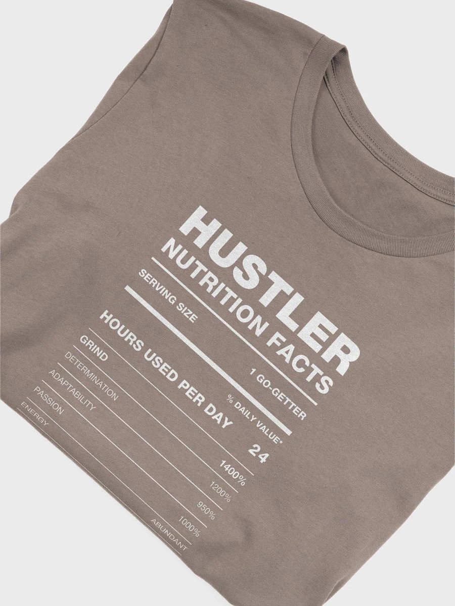 HUSTLER Nutrition Facts Supersoft Tee product image (15)