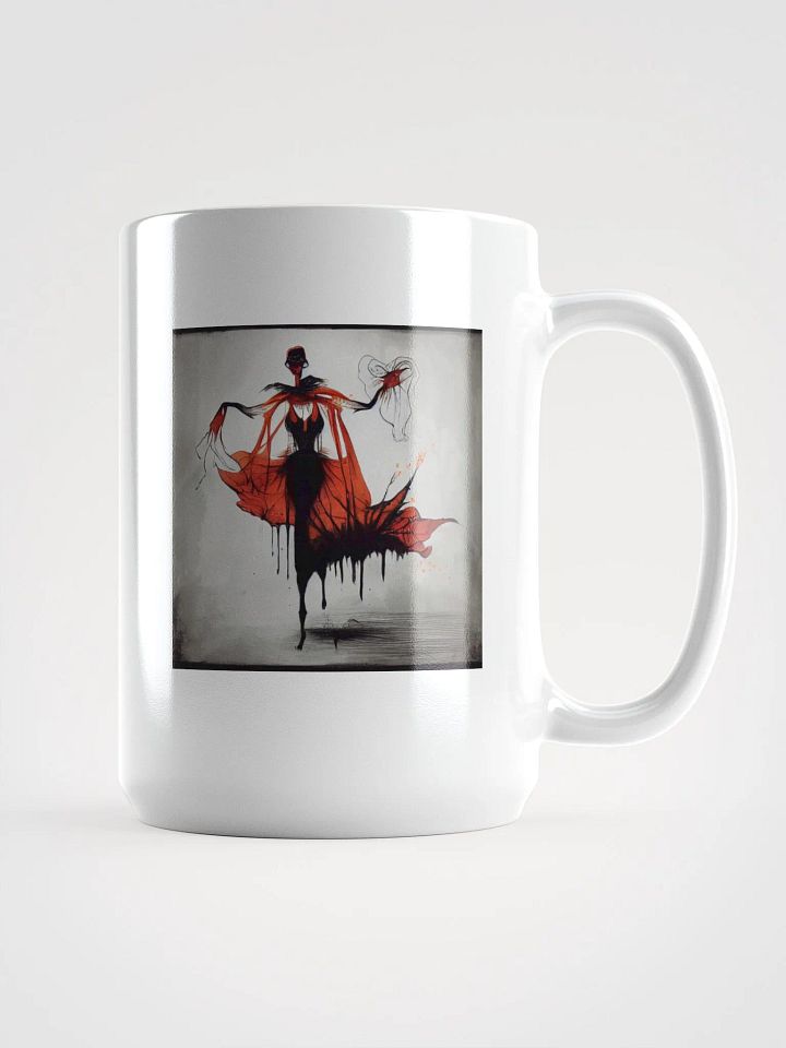 Ethereal Drip White Glossy Mug product image (1)