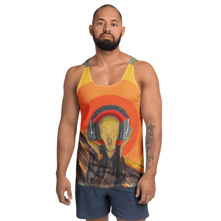 Fan´s scream by Frank Fonik, classic synth Tribute, Regular fit Tank Top product image (1)