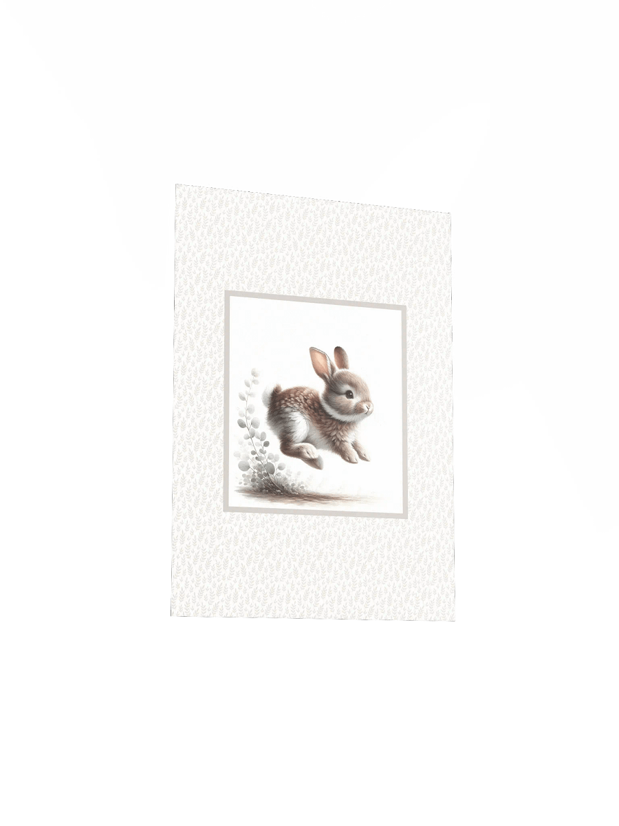 Woodland Bunny with the Zoomies, Nursery Print product image (25)