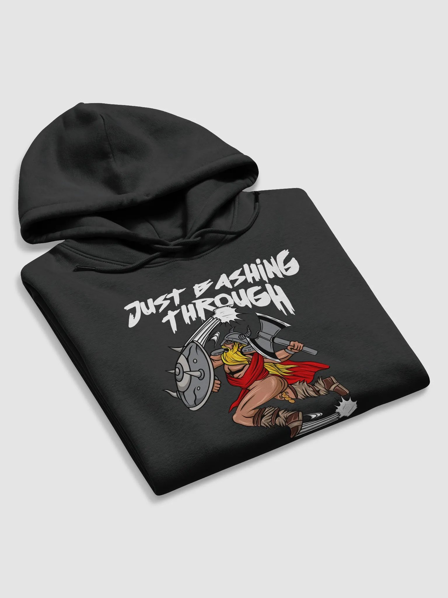Just Bashing Through Hoodie - Black product image (6)