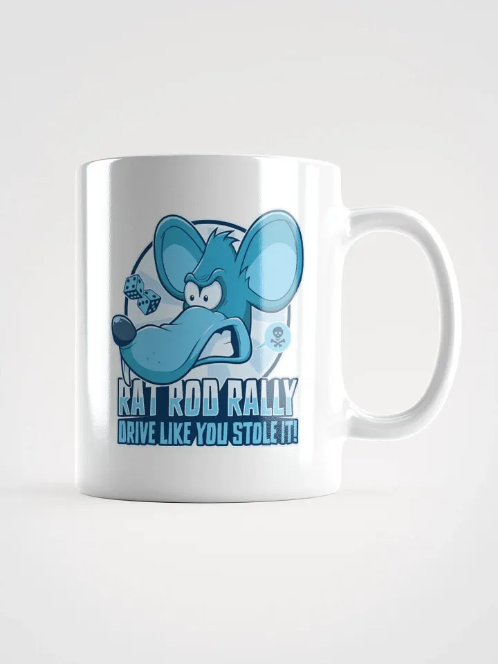 Funny Rat Rod Coffee Mug – Hot Rod Rally Cartoon Cup product image (1)