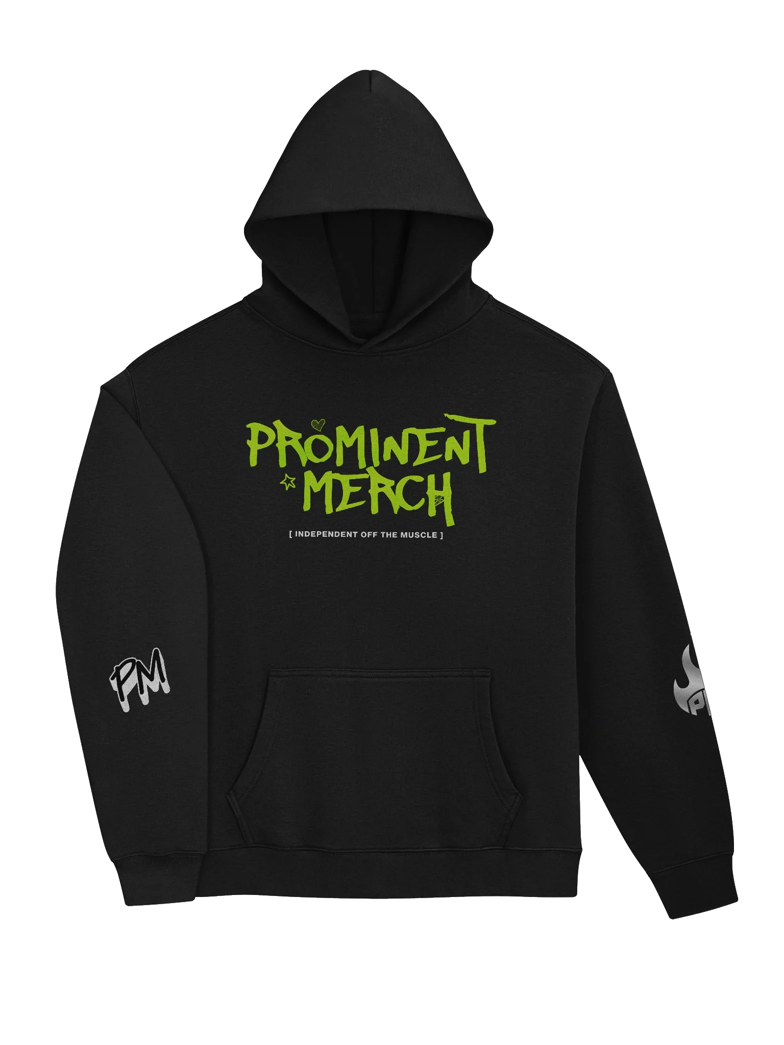 Neon Green Prominent Merch Manifest Hoodies product image (13)
