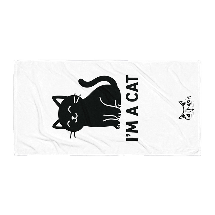 I'M A CAT BEACH TOWEL product image (1)