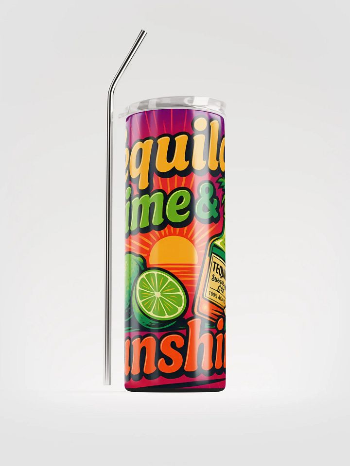 Tequila Lime & Sunshine Stainless Steel Tumbler product image (1)