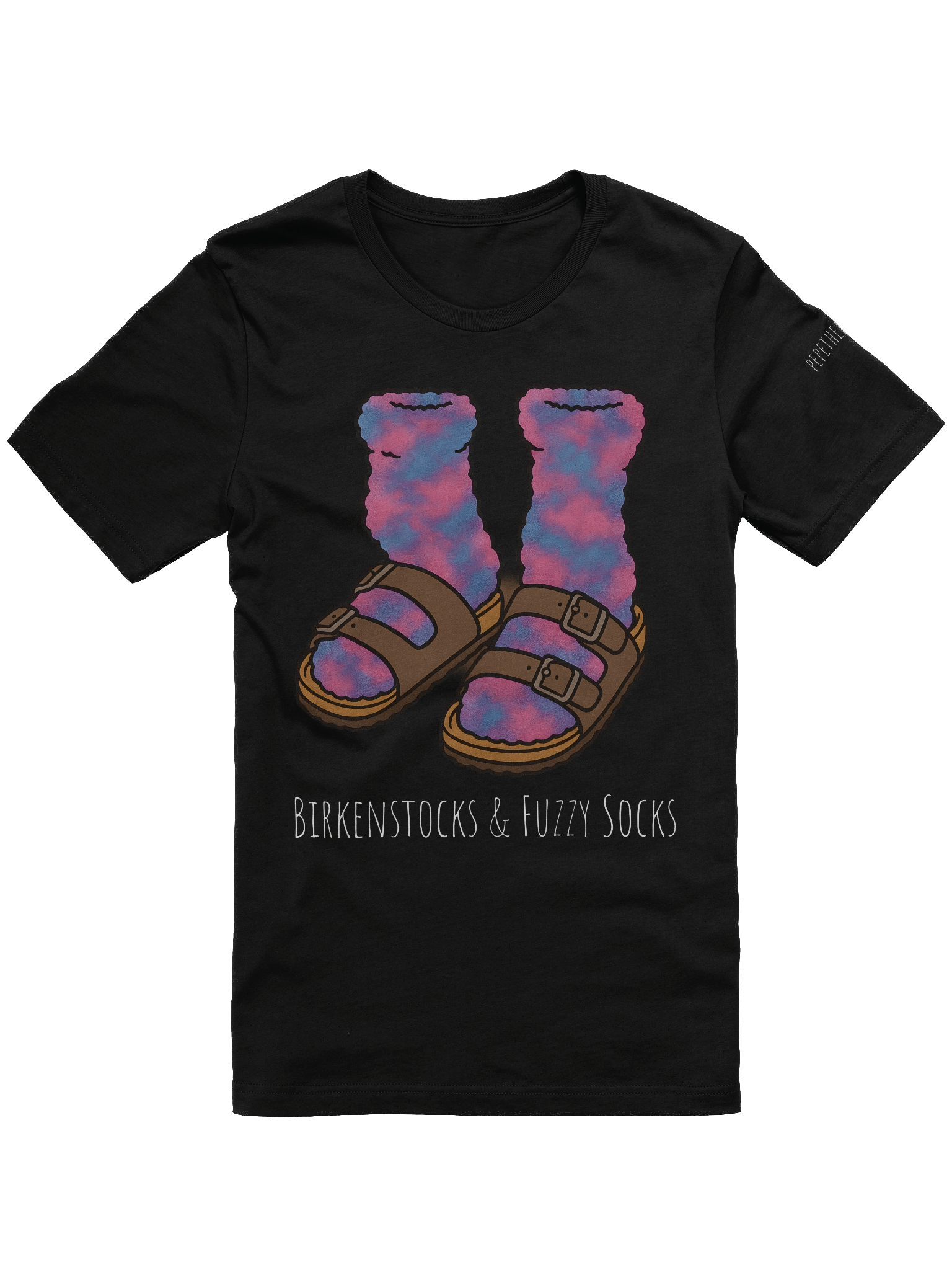 Birkenstocks & Fuzzy Socks Tee product image (1)