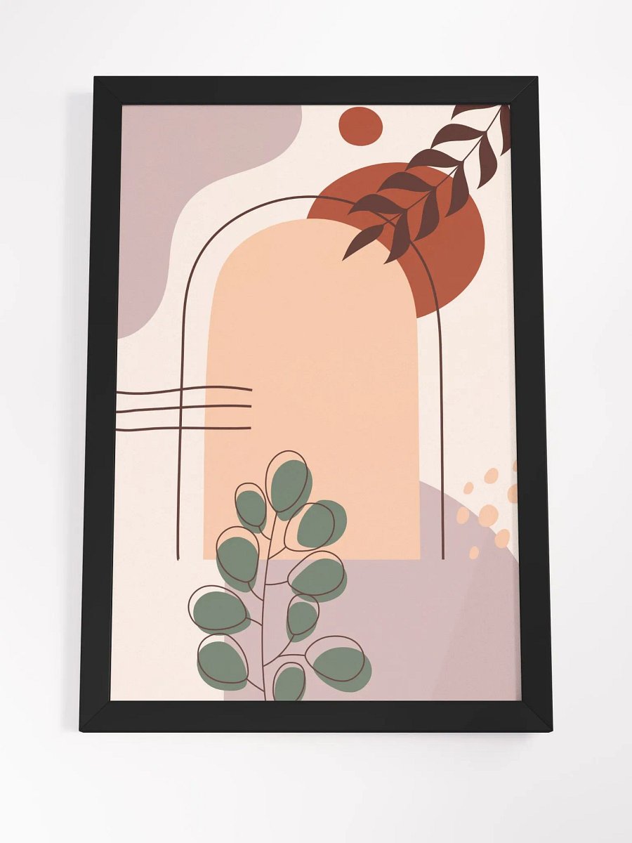 Vibrant Ayous Wood-Framed Matte Poster product image (19)
