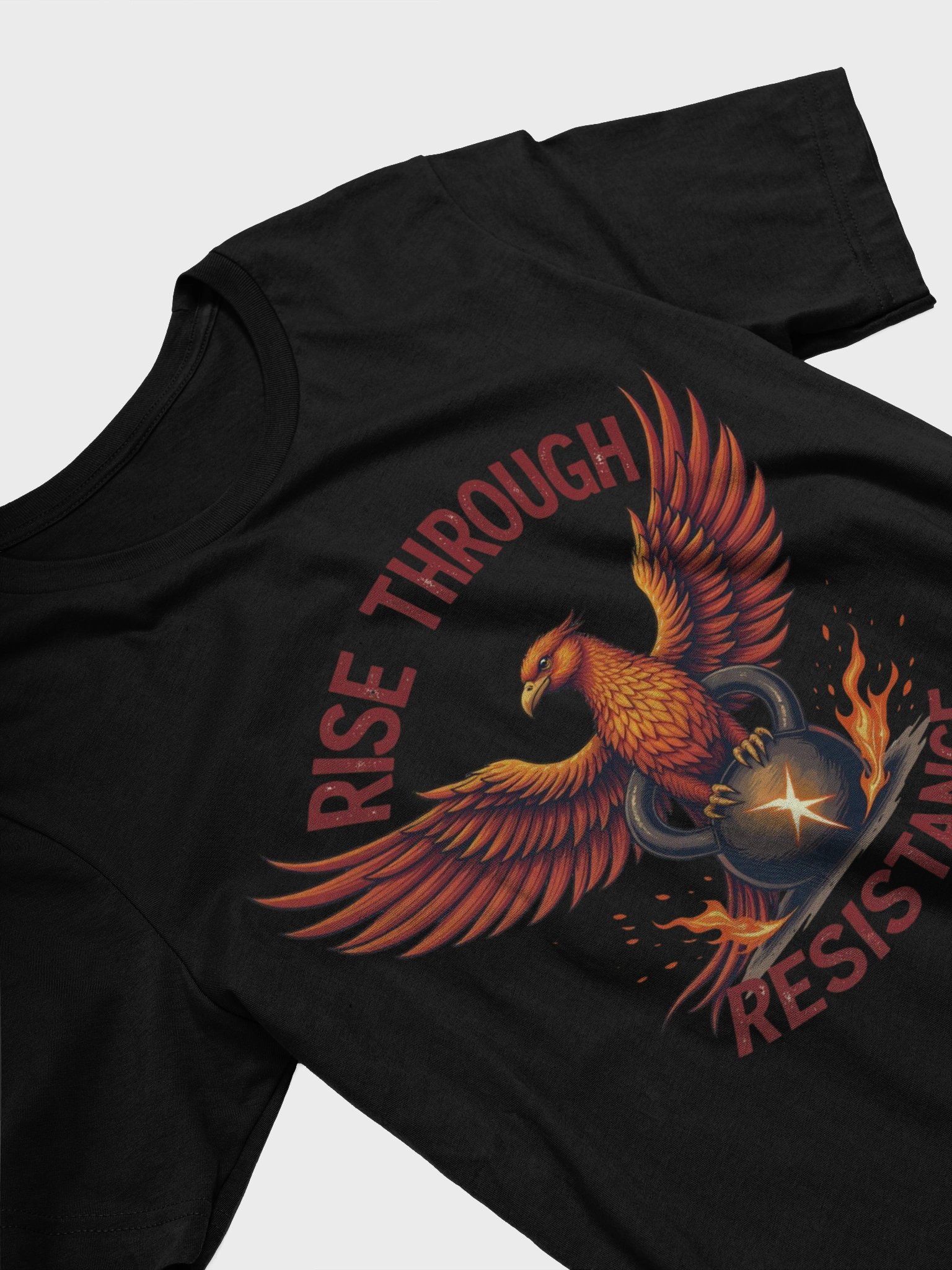 Flaming Phoenix Fitness Tee product image (22)