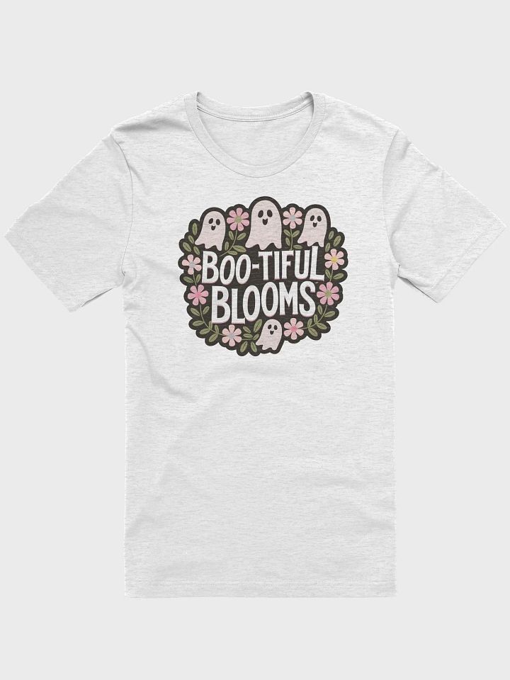 “Boo-tiful Blooms” t-shirt, Halloween humor t-shirt, Spooky vibes clothing, Cheeky ghost design, Funny Halloween outfit, Humorous ghost tee, Unique Halloween shirt, Ghost and flower design, gift idea product image (1)