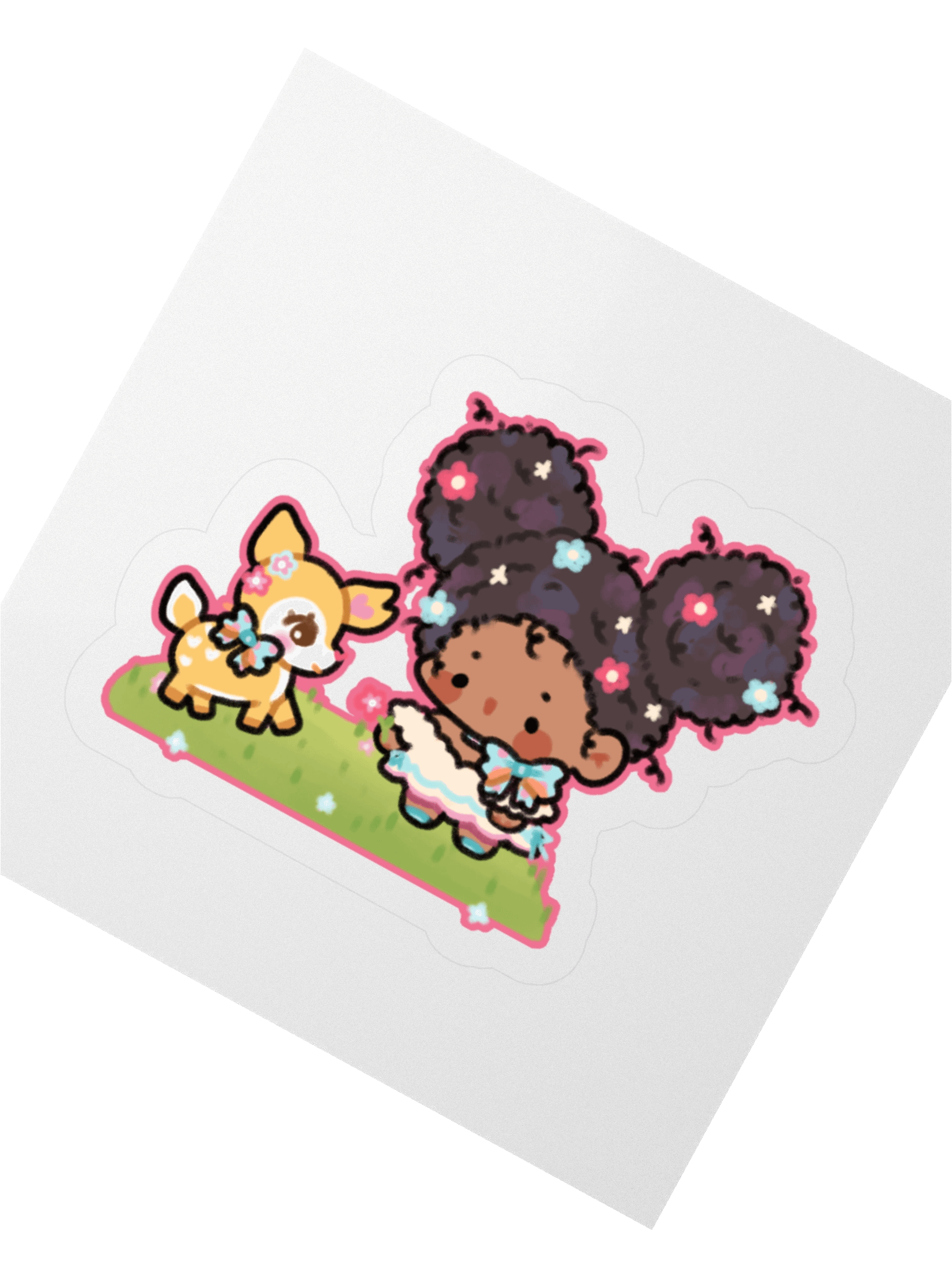 ♡ silly minty pink sticker product image (2)