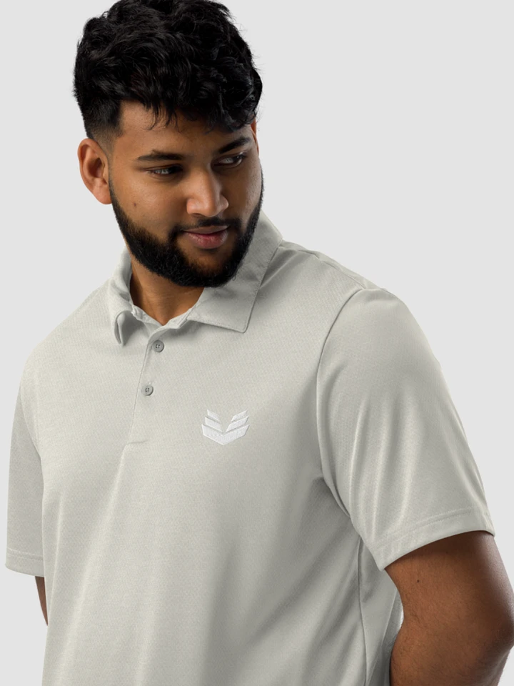 Valkence x adidas Space-Dyed Polo Shirt - Grey One Heather product image (2)