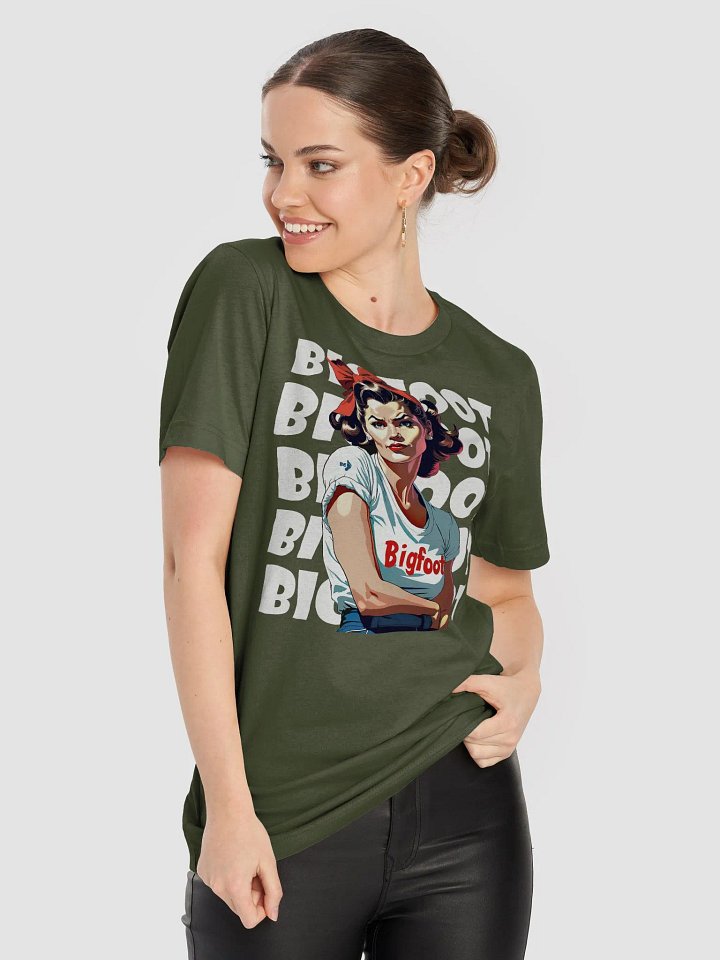 Bigfoot Girl Lightweight Tee Top | Women T-Shirt (Dark Colors) product image (2)