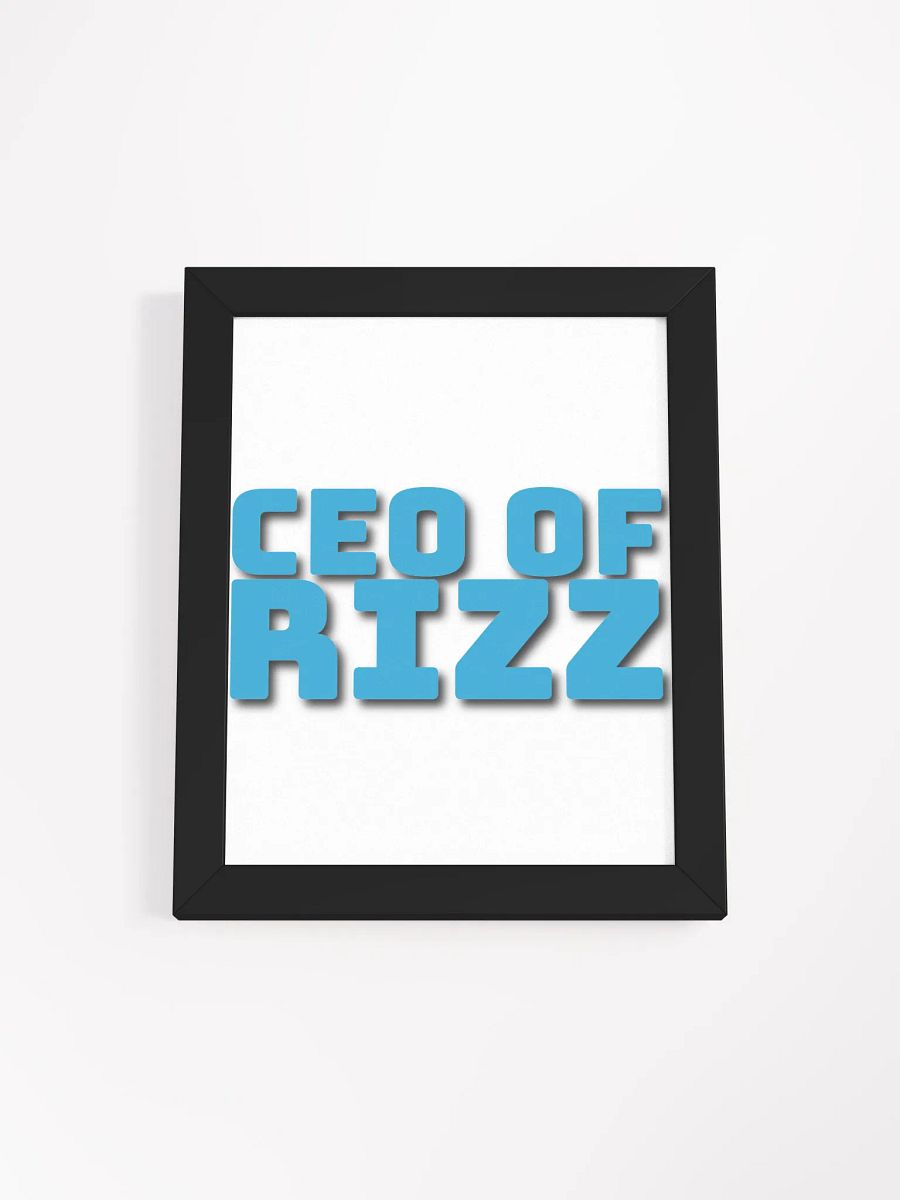 CEO Of Rizz Matte Poster product image (3)