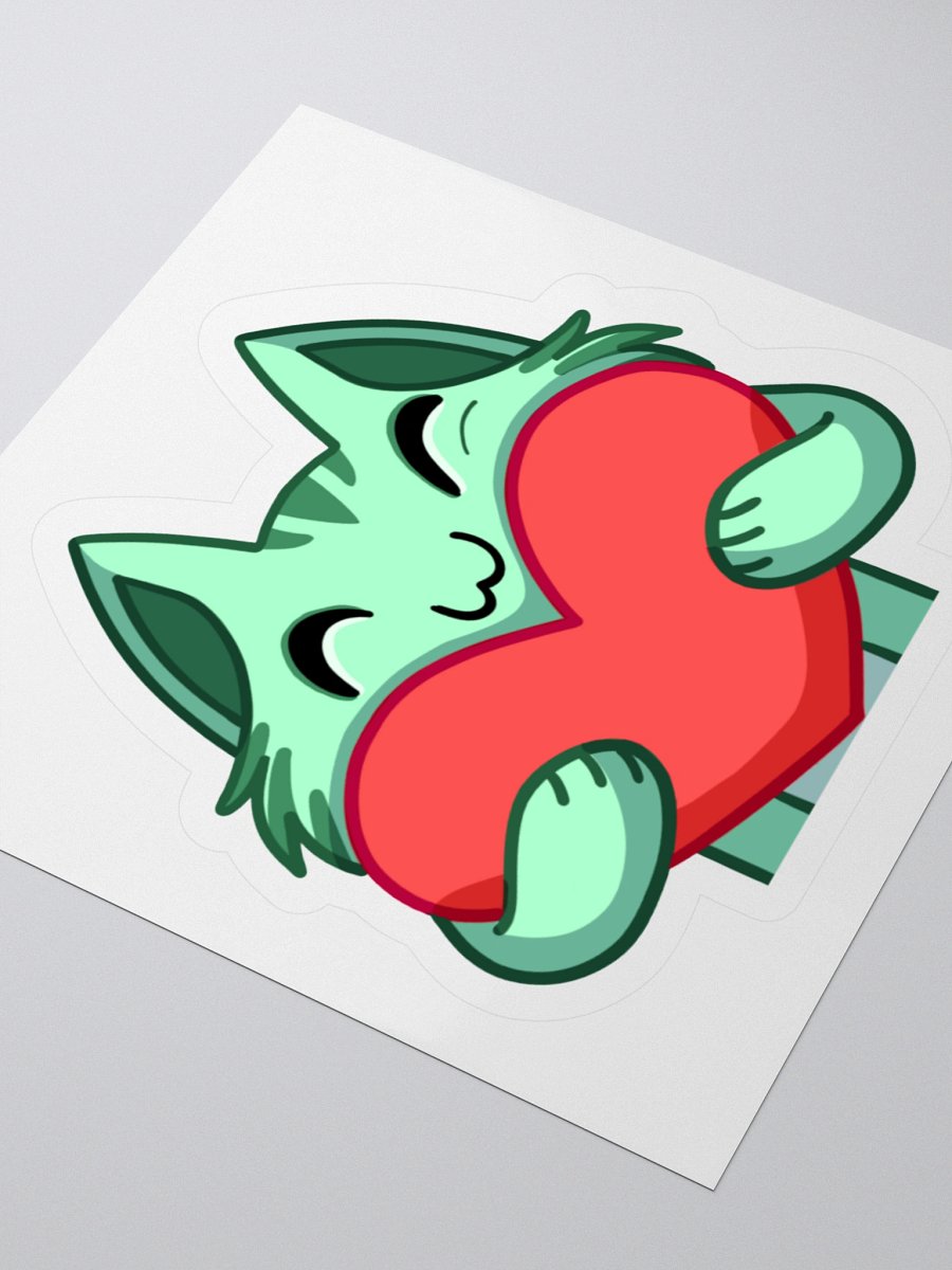 Scrubby Heart Sticker product image (9)