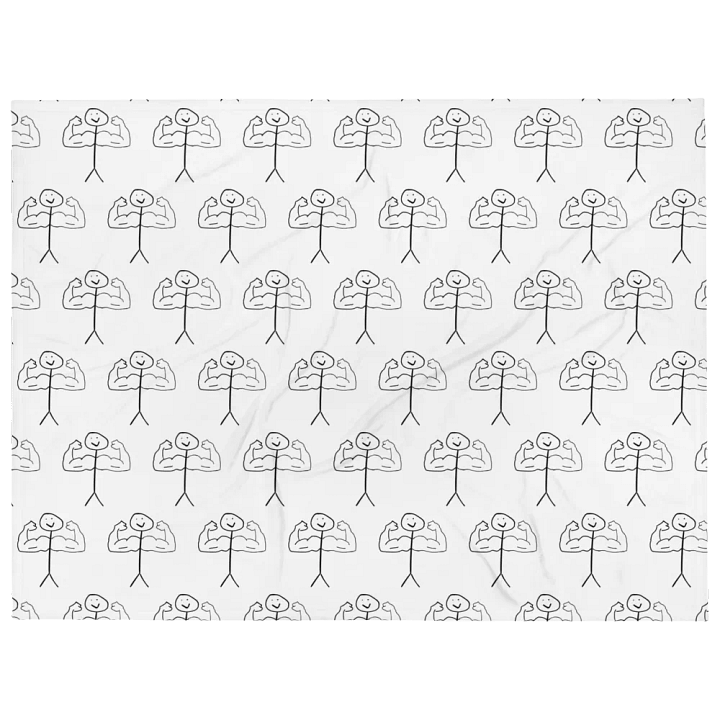 Bulked Up Vibes Throw Blanket product image (1)