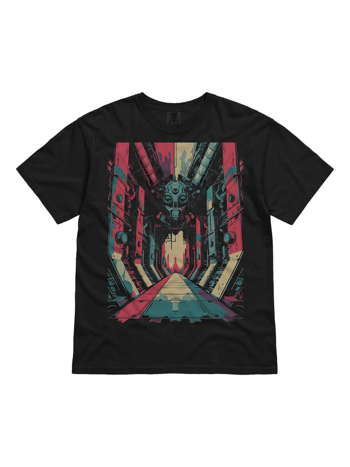 Retro Sci-Fi Gateway Heavyweight T-Shirt product image (1)