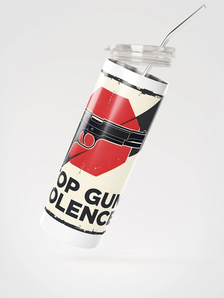 Eco-Friendly Stainless Steel Tumbler with Reusable Straw product image (2)