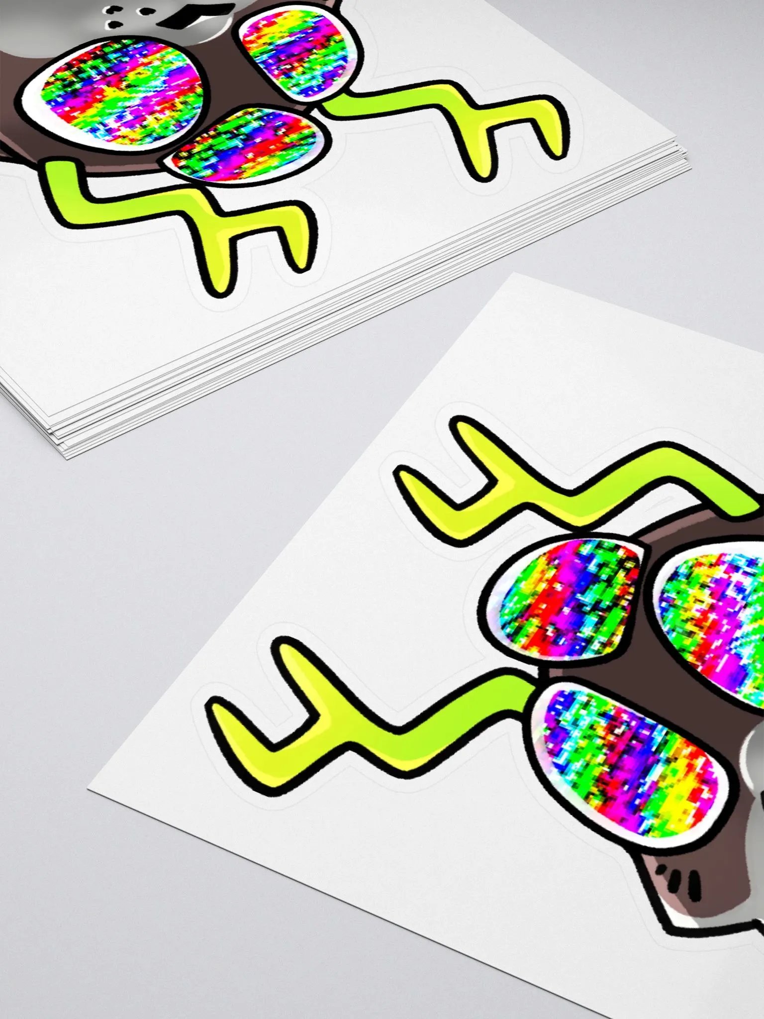 Radioactive Cryptid Burnt Out Sticker product image (4)