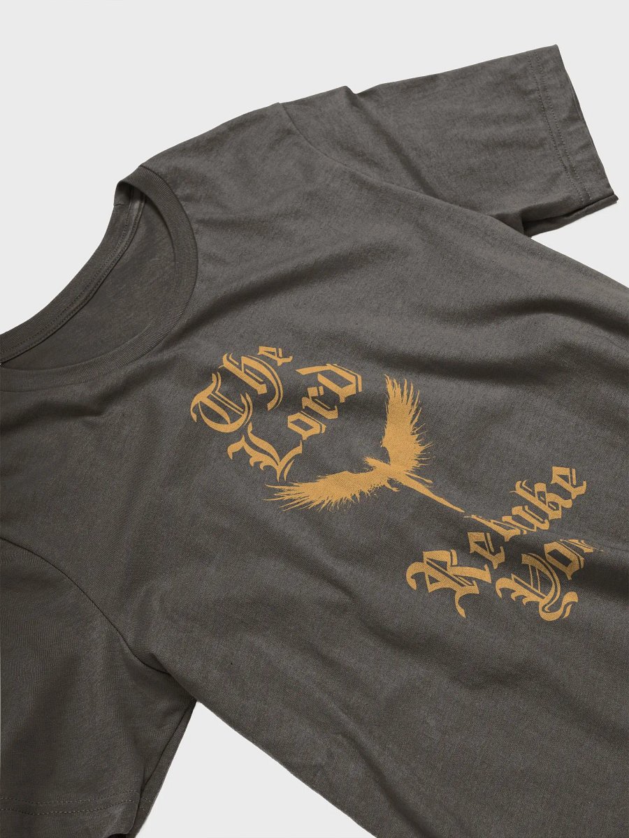 Jesus Shirt! The Lord Rebuke You Fallen Angel Gold Design product image (3)