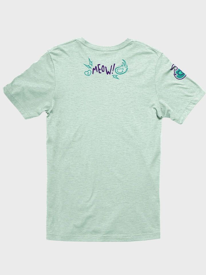 Heartbreaker Virtual Meow // T-Shirt - Teal Light Mode product image (2)