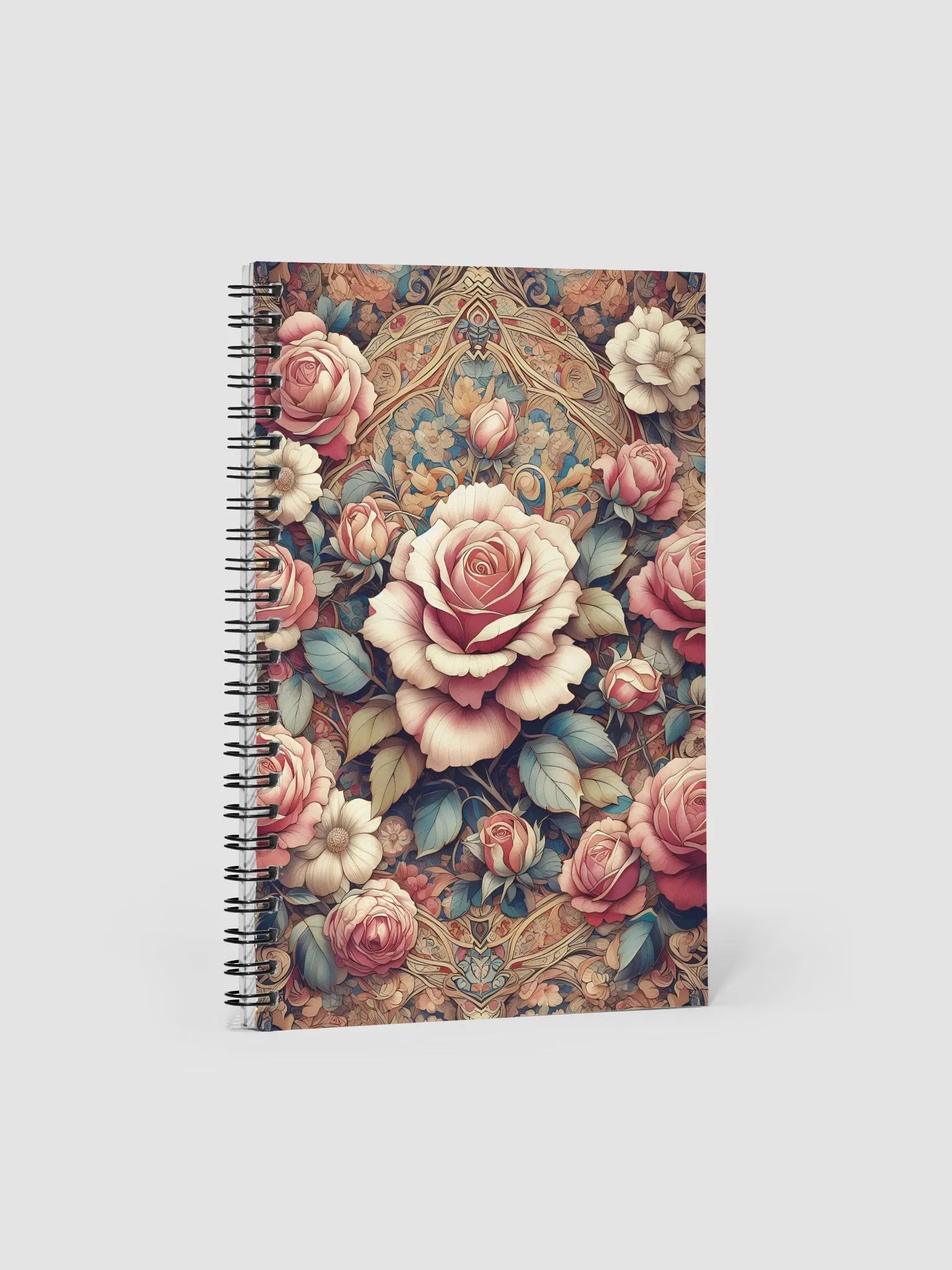 Royal Floral Spiral Notebook product image (1)